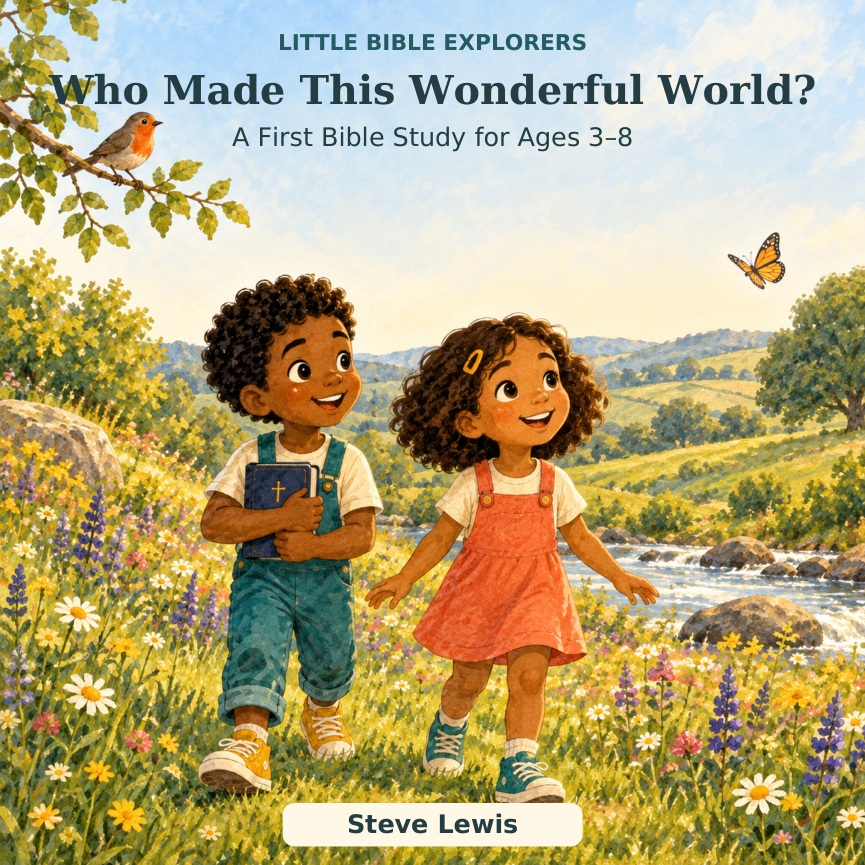 Cover of Who Made This Wonderful World? — Little Bible Explorers, Book 1